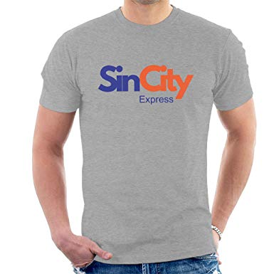 City Express Clothing Logo - Fed Ex Sin City Express Men's T-Shirt: Amazon.co.uk: Clothing