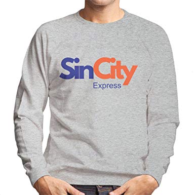 City Express Clothing Logo - Cloud City 7 Fed Ex Sin City Express Men's Sweatshirt: Amazon.co.uk