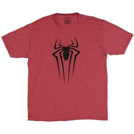 Simple Spider Man Logo - Spider-Man - Spider-Man Moisture Wicking Mens T-Shirt - Long Black ...