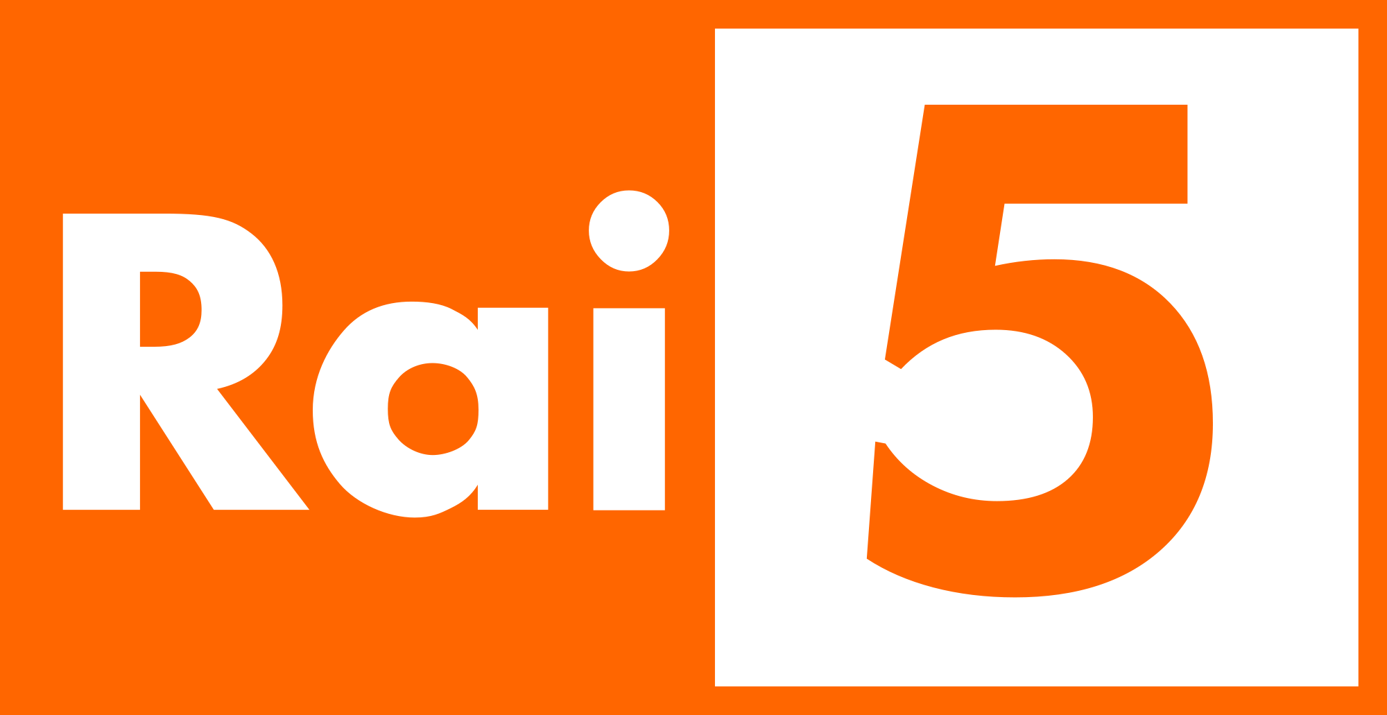 5 Orange Logo - Rai 5 logo.svg