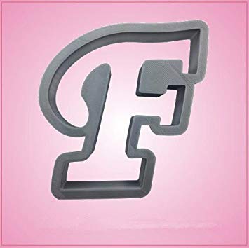 Cursive F Logo - Cursive Letter F Cookie Cutter: Amazon.co.uk: Kitchen & Home