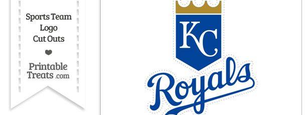 Kansas City Royals Logo - Large Kansas City Royals Logo Cut Out — Printable Treats.com