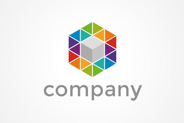 Rainbow Triangle Logo - Rainbow Logos and Multi-Color Logos