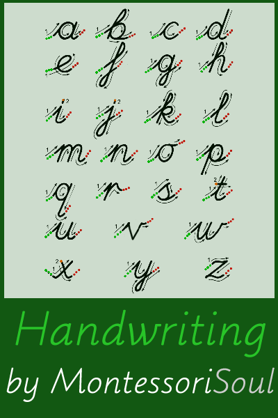 Cursive F Logo - Handwriting – Cursive script | MontessoriSoul