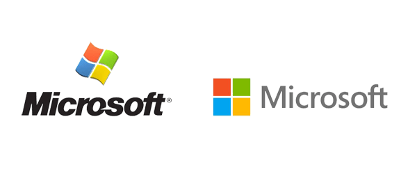 New Microsoft Logo - OLD vs NEW Microsoft Logo. What Classifies as Flat Design? Article ...