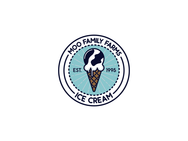Ice Company Logo - Daily Logo Challenge: Day 27 | Ice Cream Company Logo by Ádám Vizi ...
