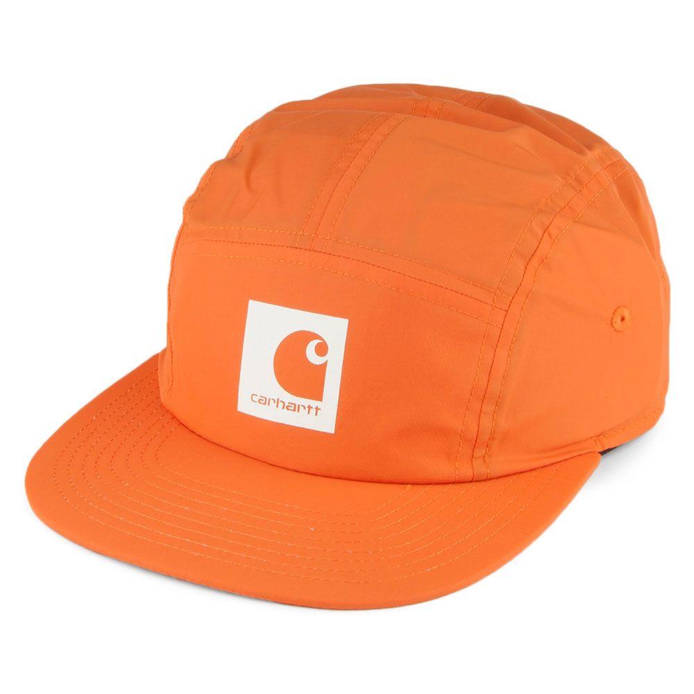 5 Orange Logo - Carhartt WIP Hats Frame 5 Panel Cap from Village Hats