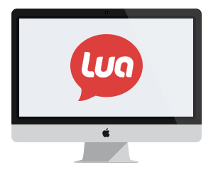 Red Lua Logo - Lua App for all Operating Systems | Window | IOS | Android | Mac | Lua