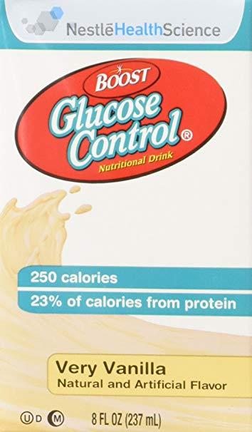 Boost Glucose Control Logo - Amazon.com: Boost Glucose Control Vanilla Brikpak 27 X 8oz Case ...