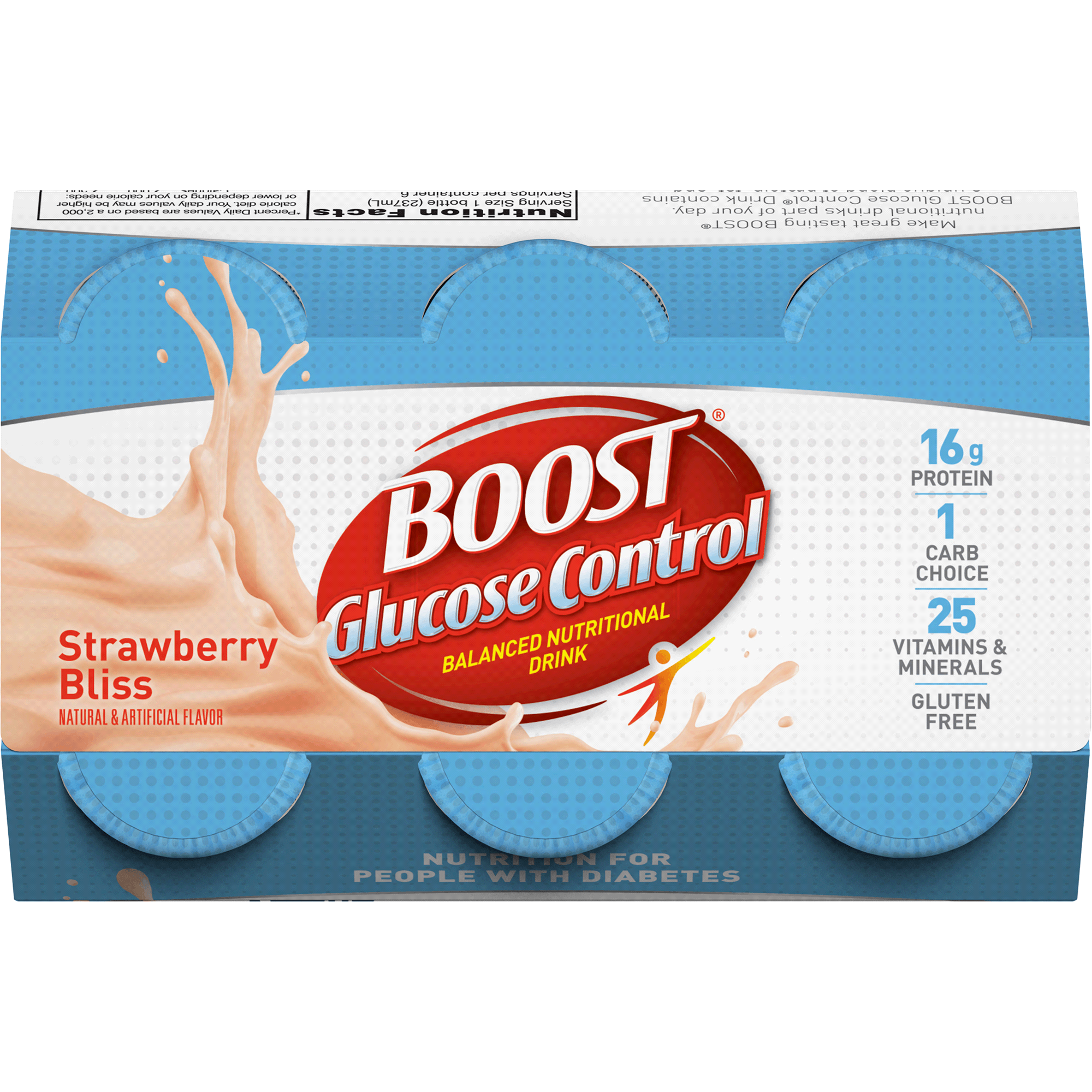 Boost Nutritional Drink Logo - Boost Glucose Control Strawberry Nutritional Drink Bottles 6 pk ...