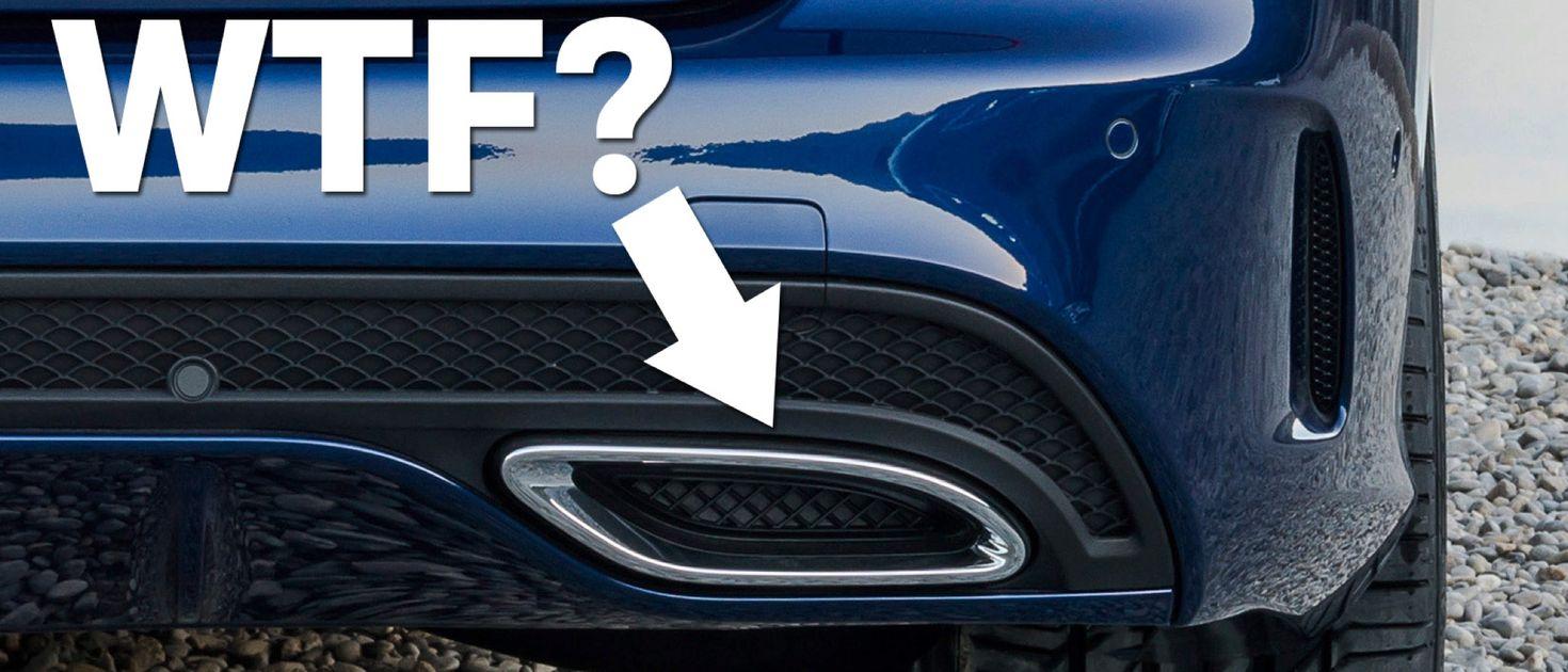 Make Expensive Car Logo - 7 Fake Exhaust Pipes That Make Expensive Cars Look Cheap