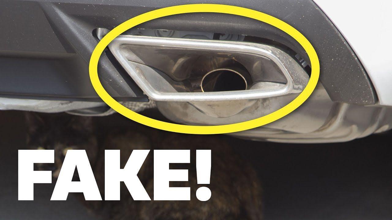 Make Expensive Car Logo - Fake Exhaust Pipes That Make Expensive Cars Look Cheap