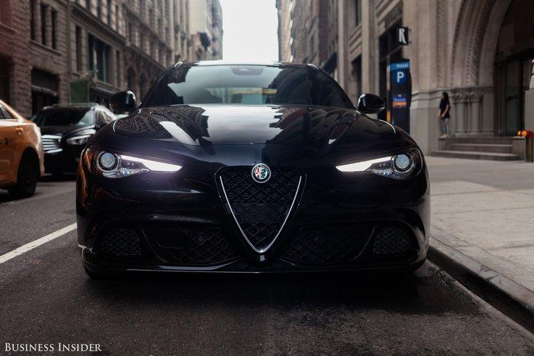 Inverted Triangle Car Logo - The Alfa Romeo Giulia Quadrifoglio: REVIEW, PICTURES - Business Insider