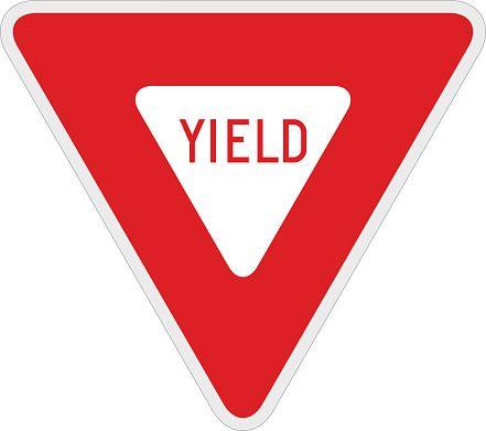 Inverted Triangle Car Logo - Yield Sign & Upside Down Yield Sign