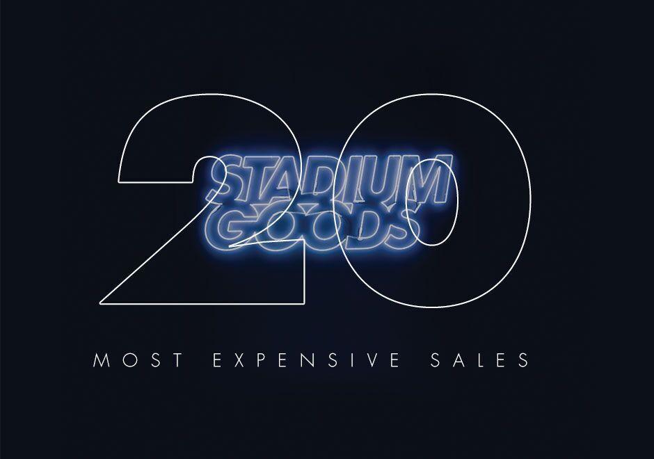 Stadium Goods Logo - Stadium Goods Most Expensive Sales