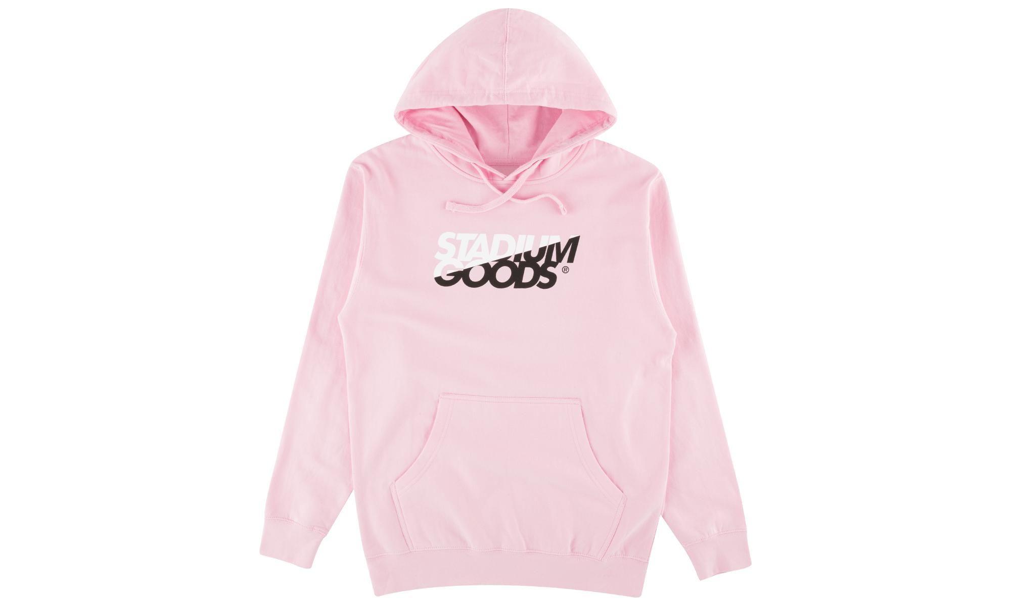 Stadium Goods Logo - Stadium Goods Split Logo Hoodie in Pink for Men