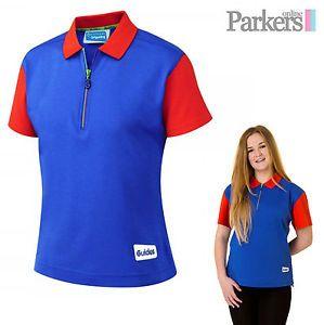 Blue with Red Polo Logo - BRAND NEW GIRL GUIDES OFFICIAL UNIFORM POLO SHIRT NEW DESIGN ROYAL ...