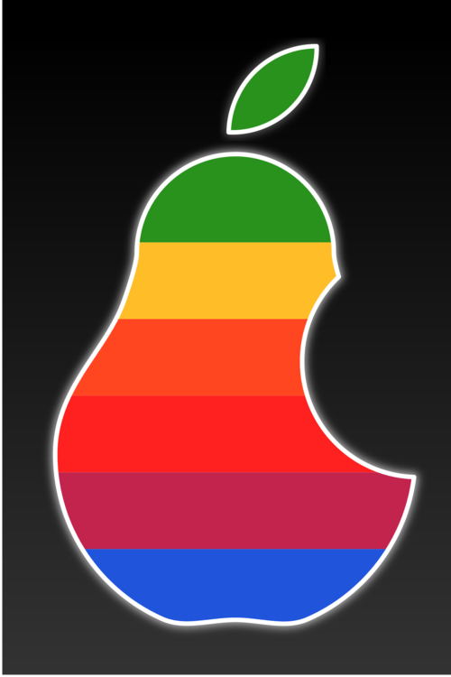 Apple Computer Logo - Crisp Logo Asian pear Apple Computer free commercial clipart