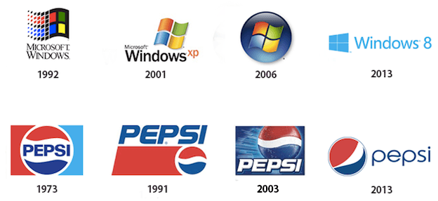 Microsoft Design Logo - The dos and don'ts of using gradients in logo design - Designer Blog