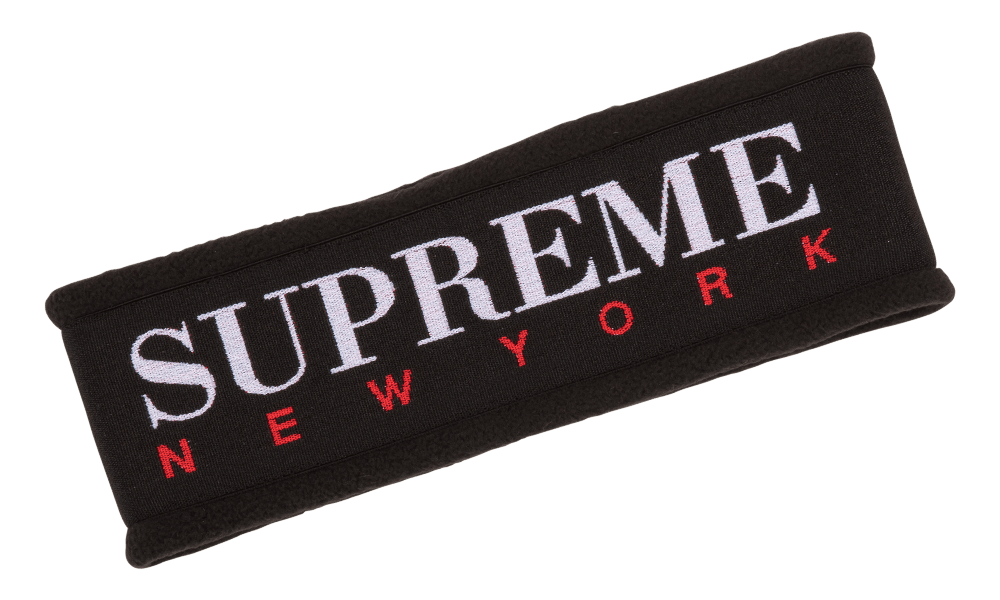 Stadium Goods Logo - Supreme Fleece Headband FW 16