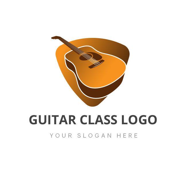 Guitar Logo - Guitar Logo & Business Card Template - The Design Love