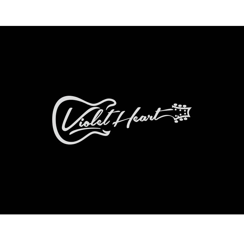 Guitar Logo - T-Shirt – Guitar Logo – Violet Heart
