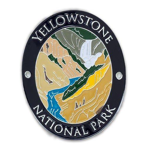 Yellowstone Logo - Yellowstone National Park Walking Stick Medallion - eParks - Where ...