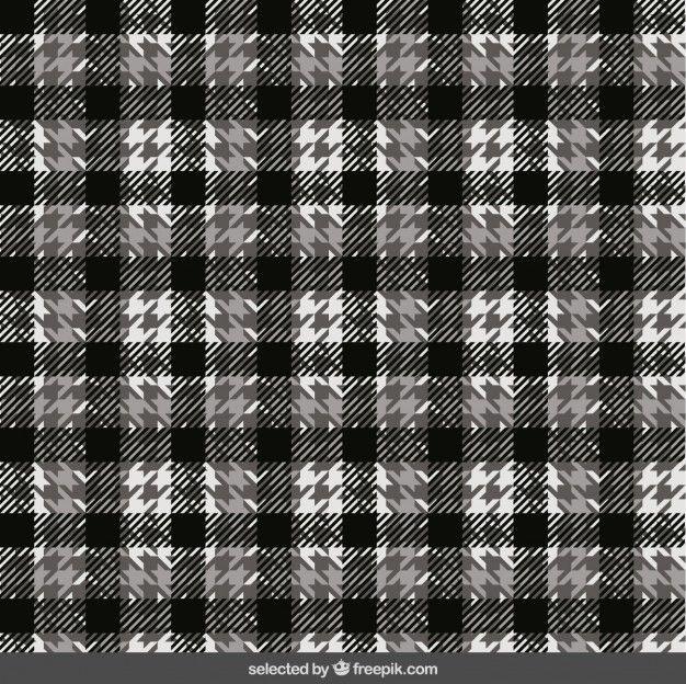 Black and White Checkered Logo - Black and white plaid pattern Vector | Free Download