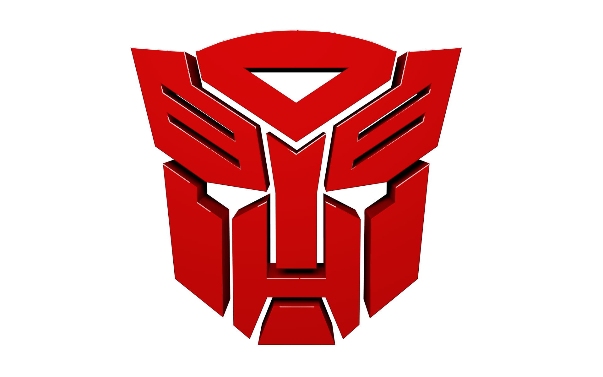 Red Transformers Logo - Transformers Red Head Logo - 19549 - TransparentPNG