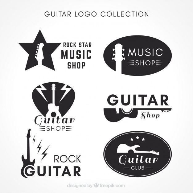 Guitar Logo - Guitar logo collection Vector | Free Download