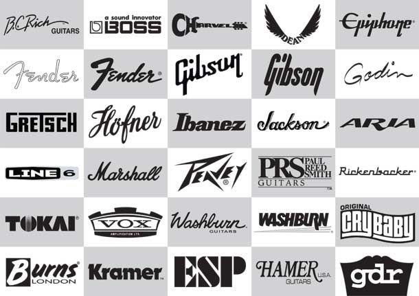 Guitar Logo - Awesone collection of logos related to guitars | Guitar Logos ...