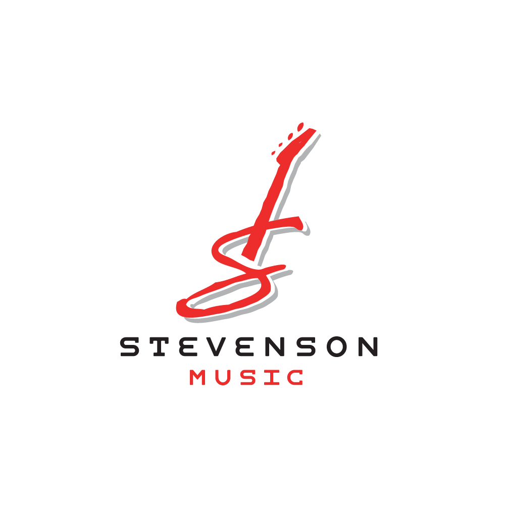 Guitar Logo - Stevenson Music—Letter S Guitar Logo | Logo Cowboy