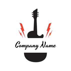 Guitar Logo - Free Guitar Logo Designs | DesignEvo Logo Maker