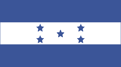 Blue Flag with Stars Logo - Honduras