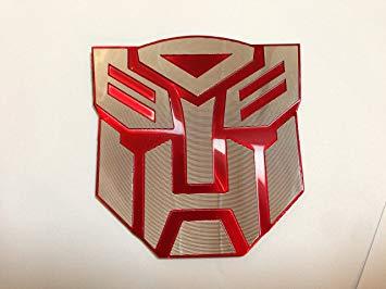 Red Transformers Logo - Amazon.com: 3d Red Transformers Autobot Logo Emblem Badge Decal Car ...