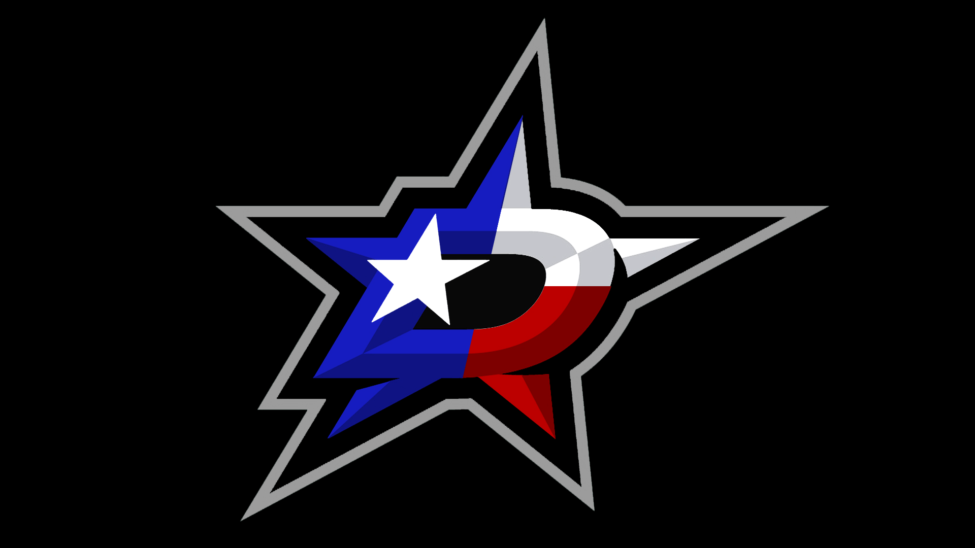 Blue Flag with Stars Logo - Dallas Stars Logo Concept Made By R Hockey Redditor
