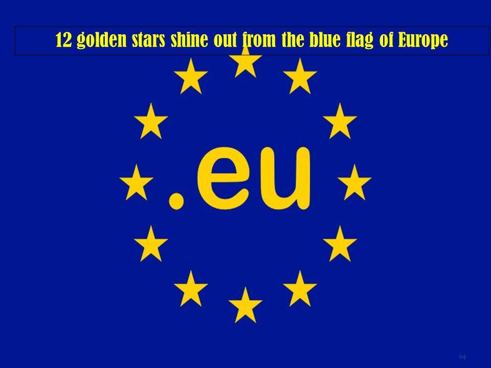 Blue Flag with Stars Logo - 1. 2 THE EUROPEAN UNION In the first half of the 20 th century