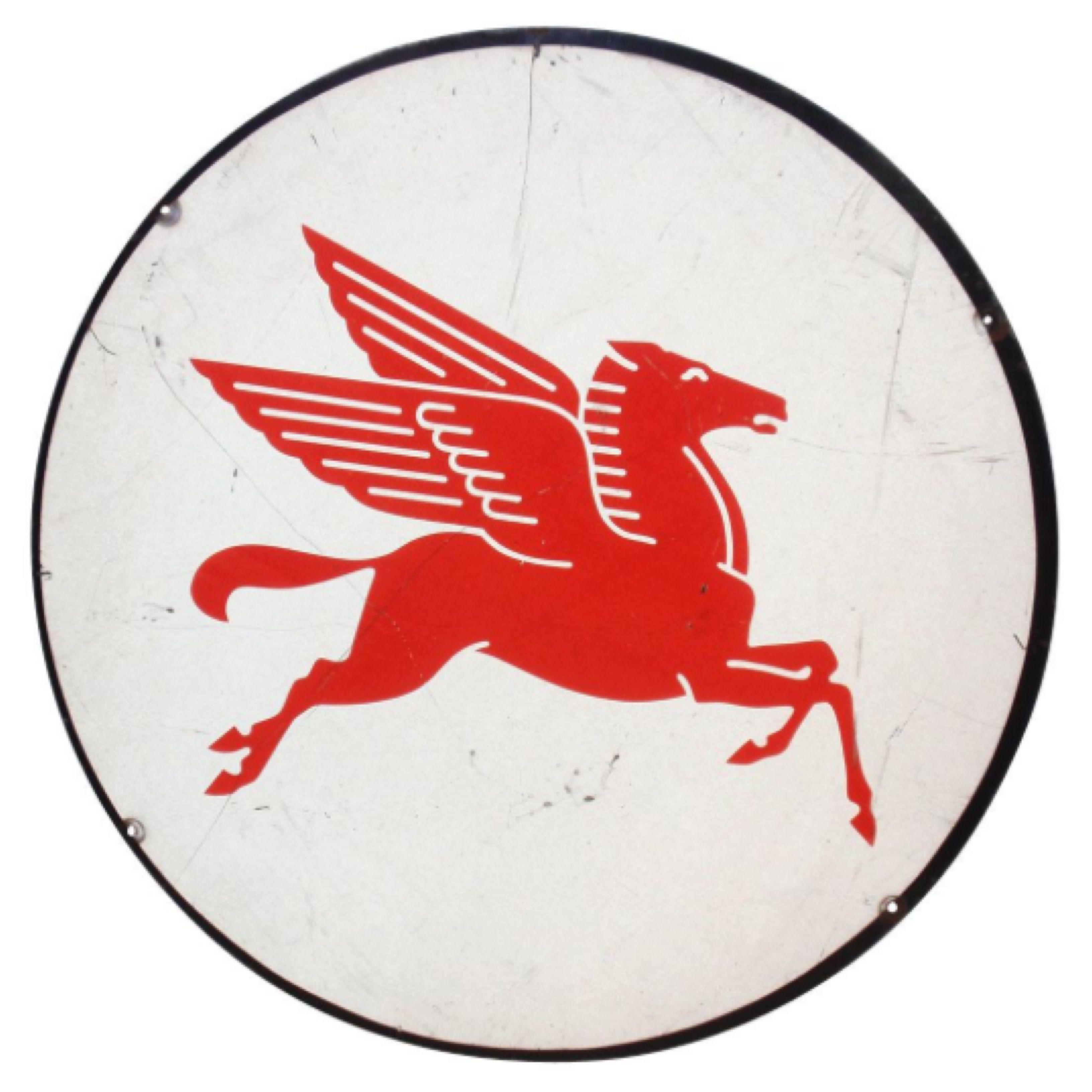 Pegasus Gas Station Logo - Small tattoo - represents horses, Dallas... Mobile... | Tattoos ...