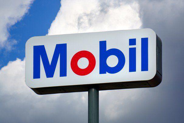 Mobile Gas Logo - Apple Pay Now Works at Exxon and Mobil Gas Stations | LowCards.com
