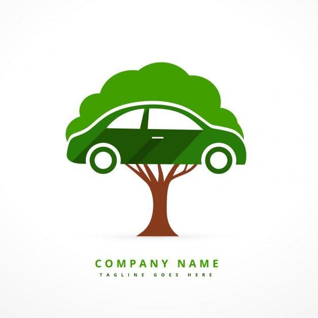 Car Business Logo - Car and tree business logo Vector | Free Download