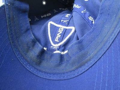 Ping Golf Man Logo - PING GOLF CAP Blue Ping Man Logo Embroidered Logos Adjustable