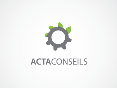 Engineering Company Logo - Logo for Green Engineering Company ACTA CONSEILS © by Irakli Ioakim ...