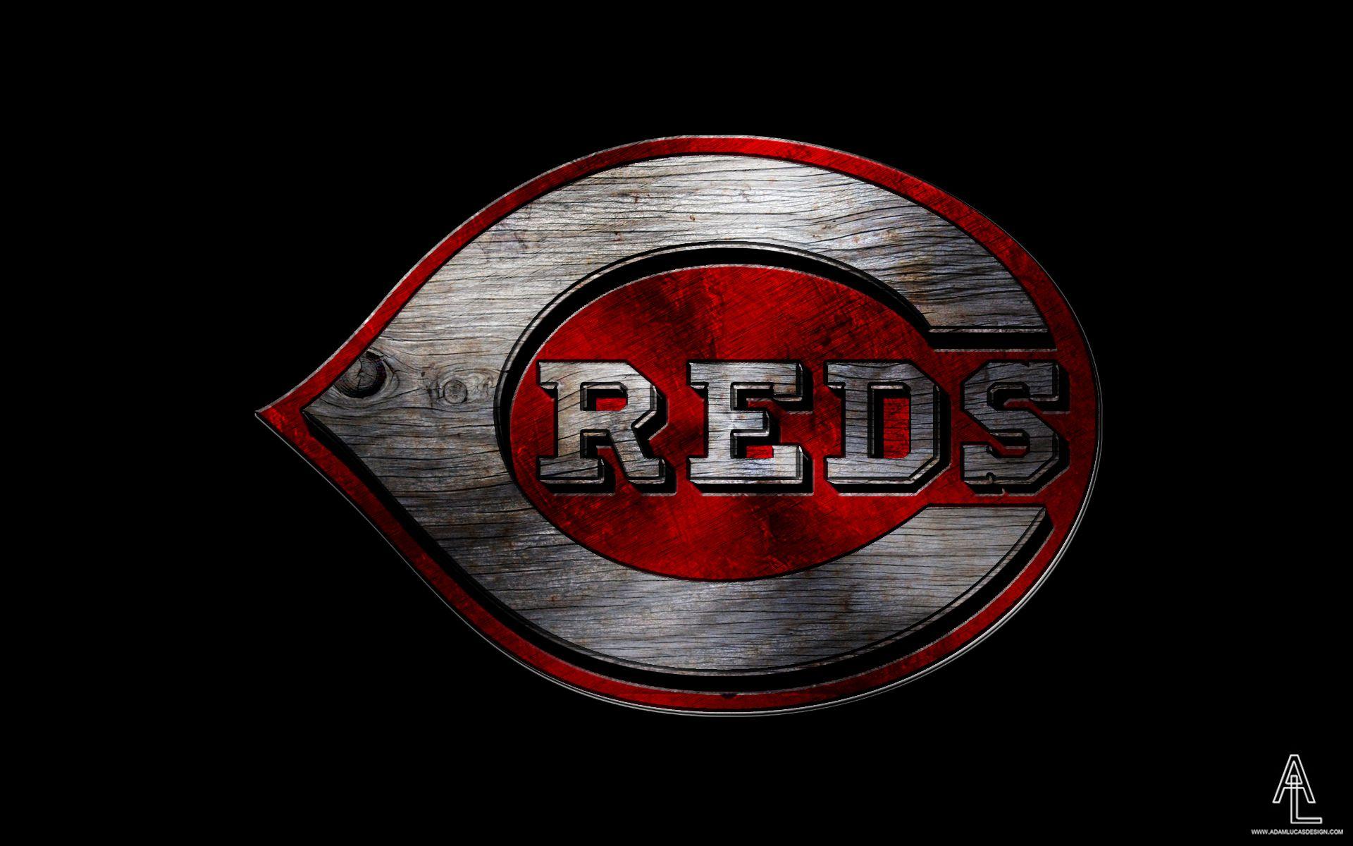 Black and Red S Logo - Cincinnati Reds Wallpaper 9 X 1200