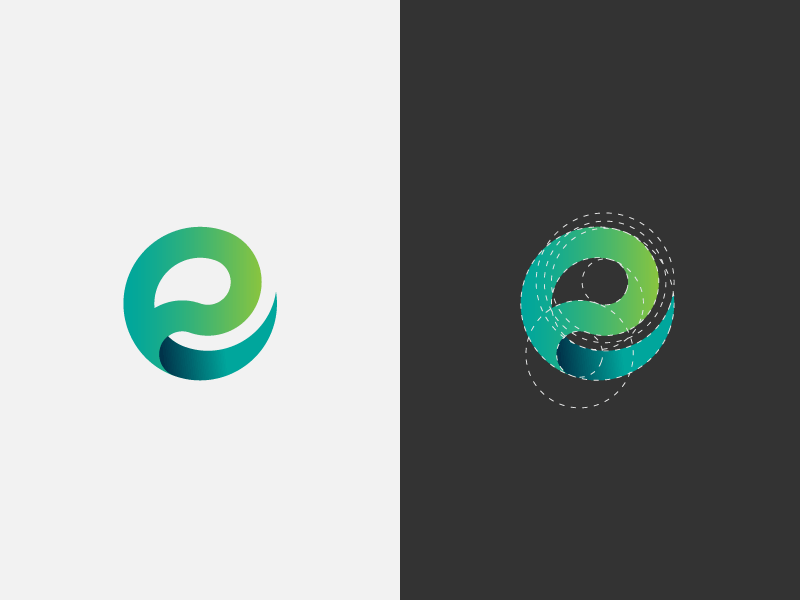 Letter Form Logo - e Letterform Logo by Setyo | Dribbble | Dribbble