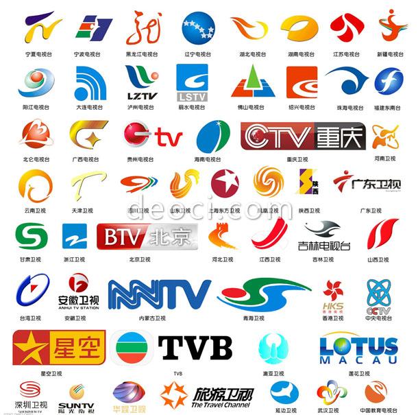 Web and Mobile Logo - All China's major TV logo large collection PSD source files