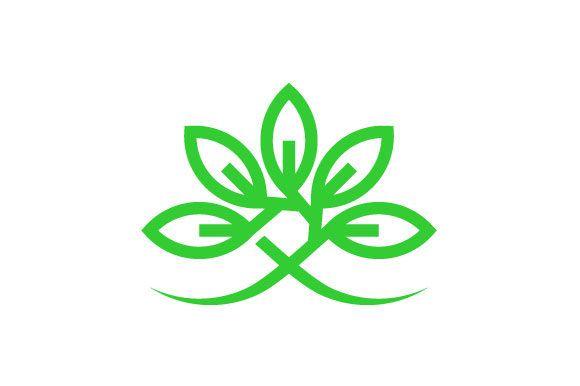 Modern Leaf Logo - Modern abstract leaf logo Graphic by hartgraphic - Creative Fabrica