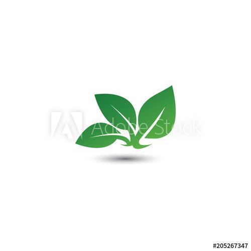 Abstract Leaf Logo - Abstract leaf logo icon template this stock vector and explore