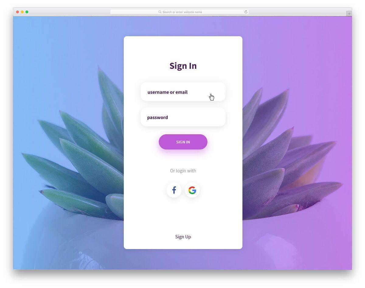 Web and Mobile Logo - Best Free Login Forms For Websites And Mobile Applications 2019
