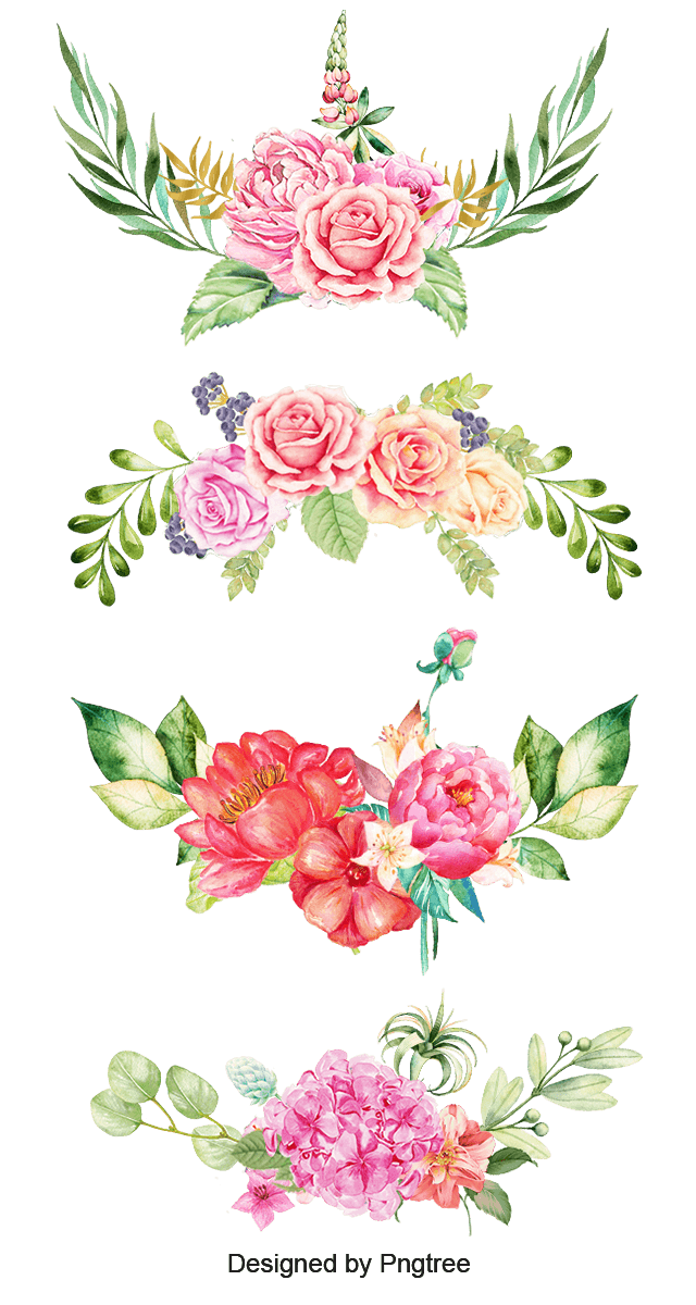 Petal Pink Green Flower Logo - Flower PNG Images | Vectors and PSD Files | Free Download on Pngtree