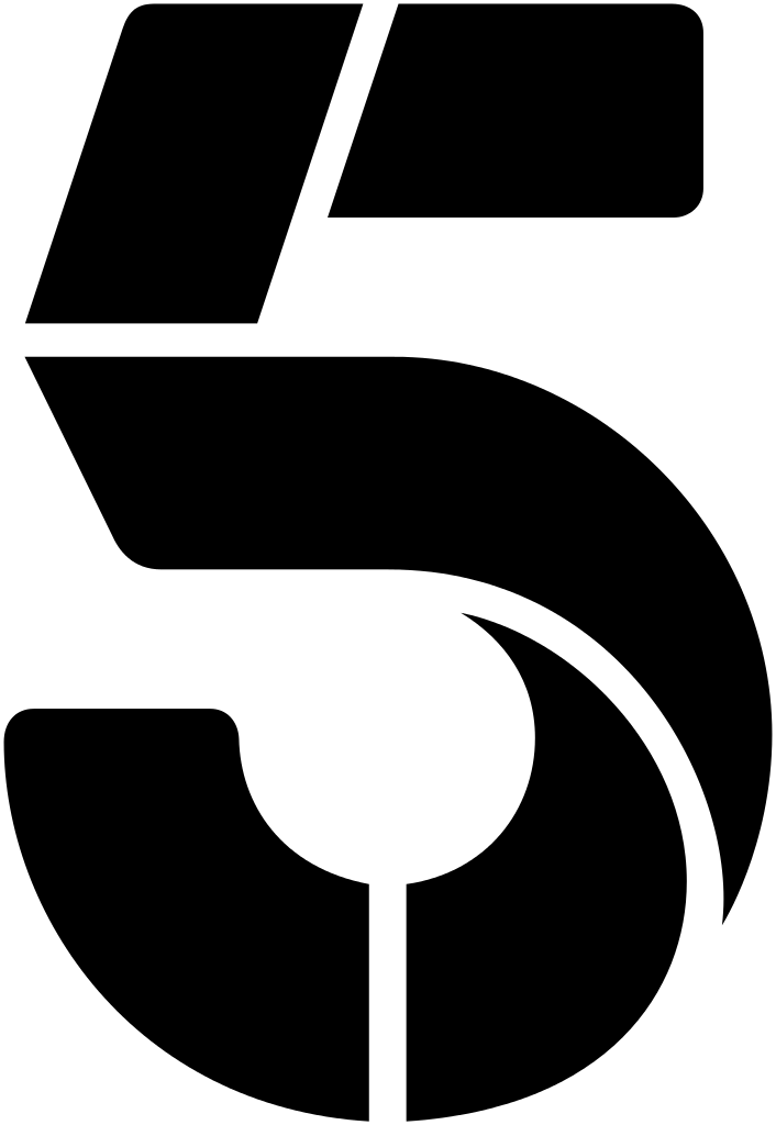 5 Black Logo - File:Channel 5 (UK) 2016.svg